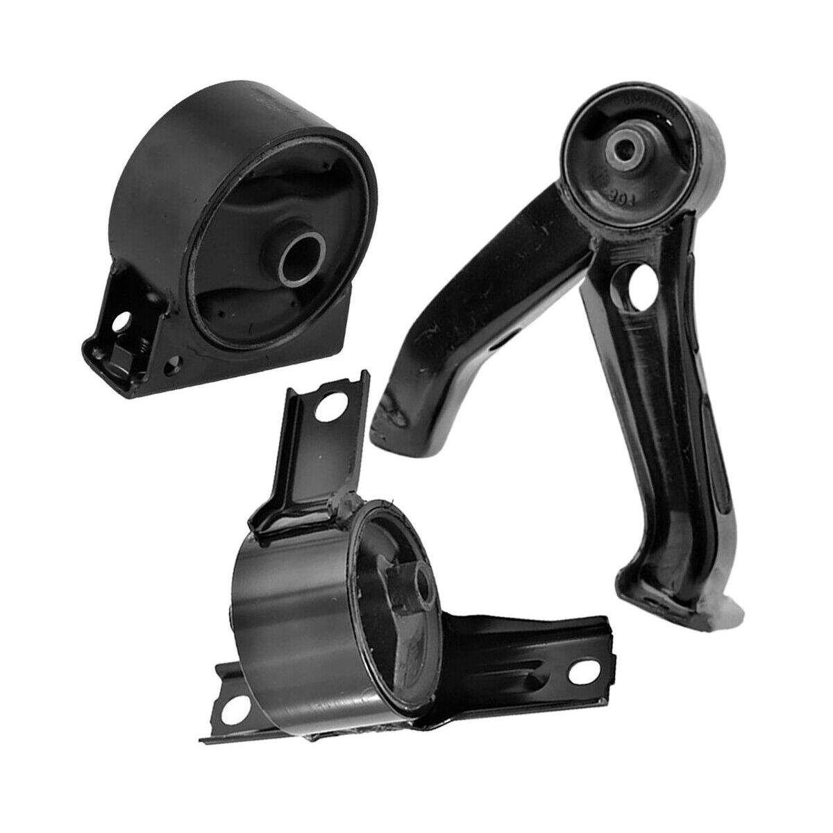 Right Rear & Front Engine Mounts 3pcs Set Fits MT