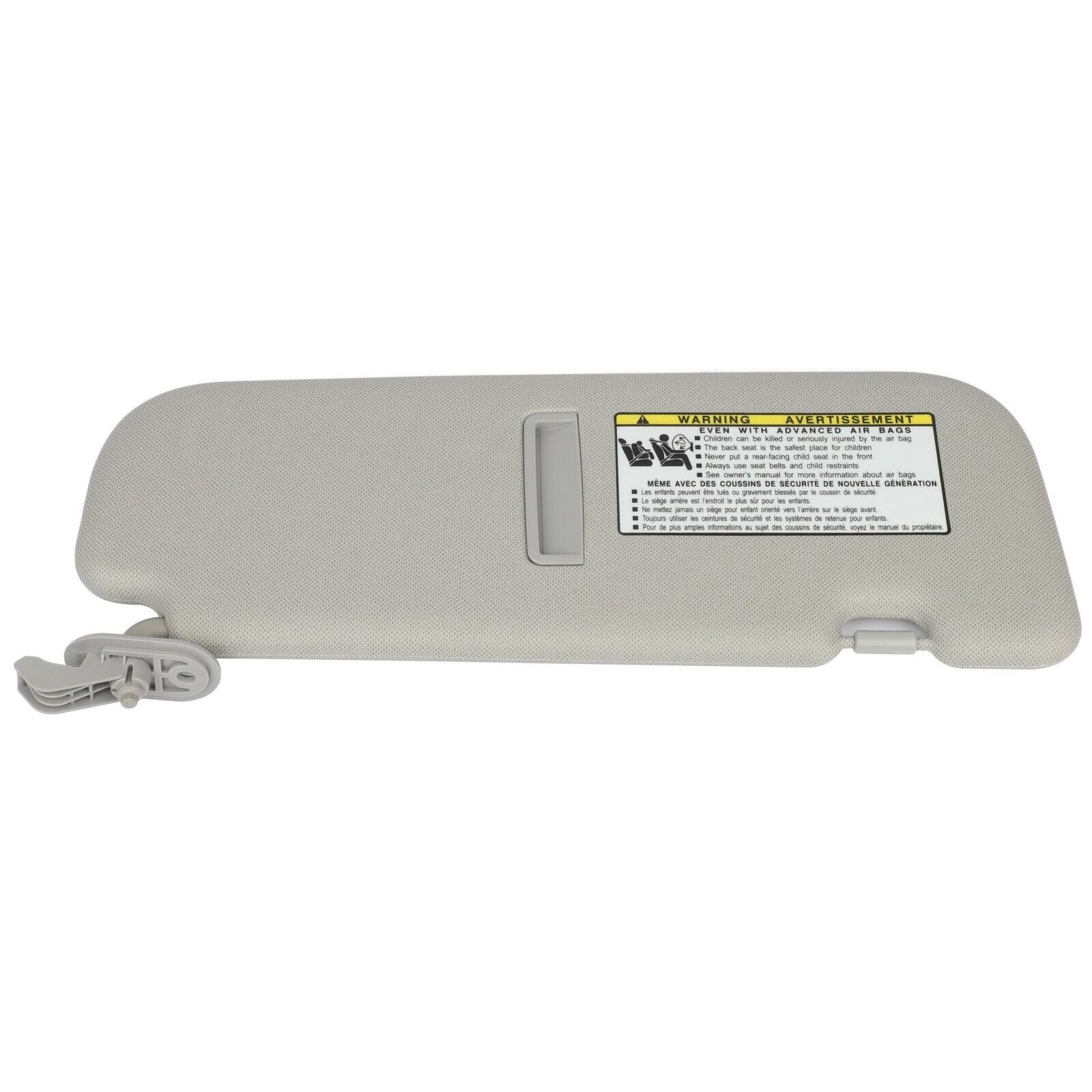 Sun Visor For 2011-2015 Elantra GLS Sedan Md Gray Left Driver Side 852103X000Tx