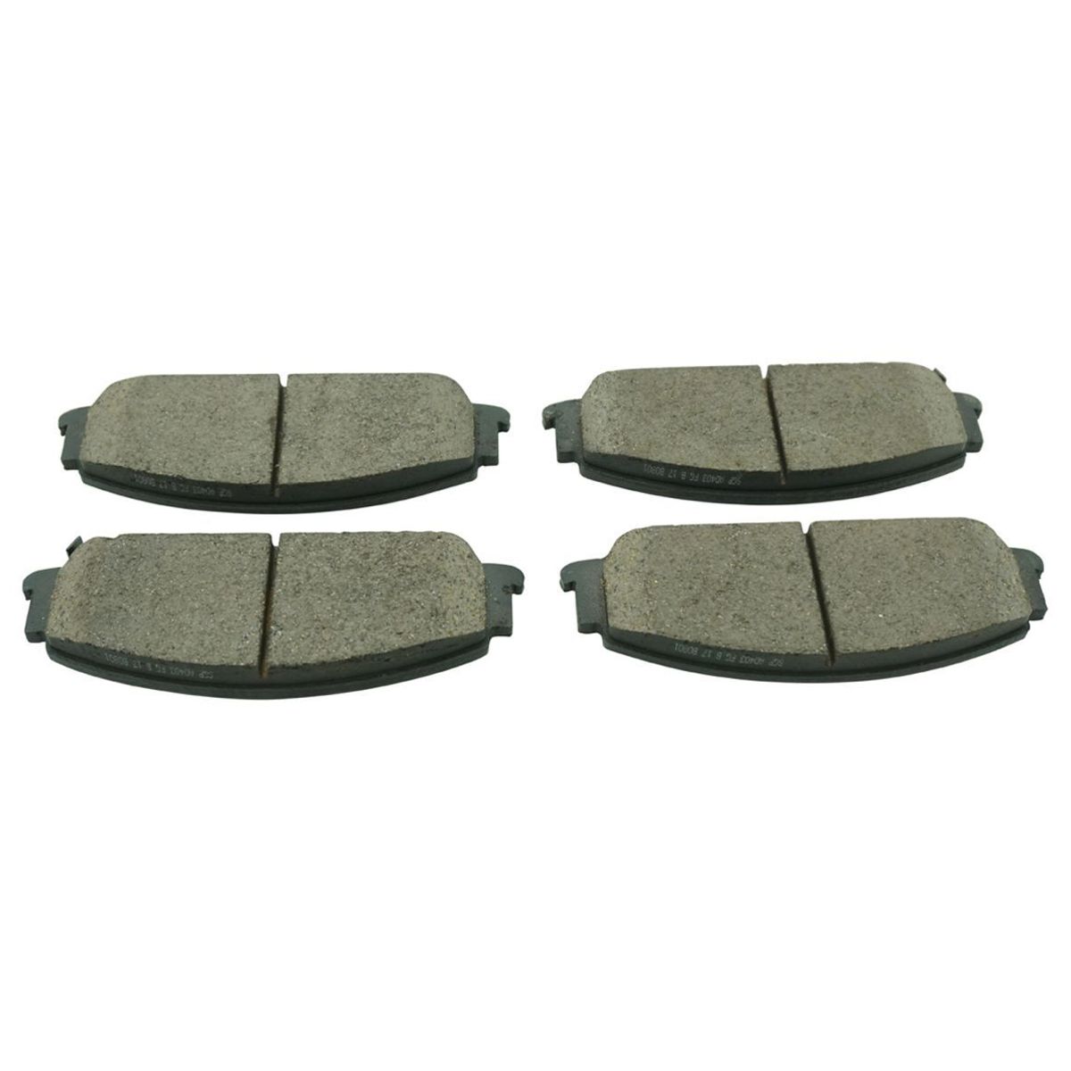 Front & Rear Ceramic Brake Pads & Performance Drilled Slotted Coated Rotor Kit