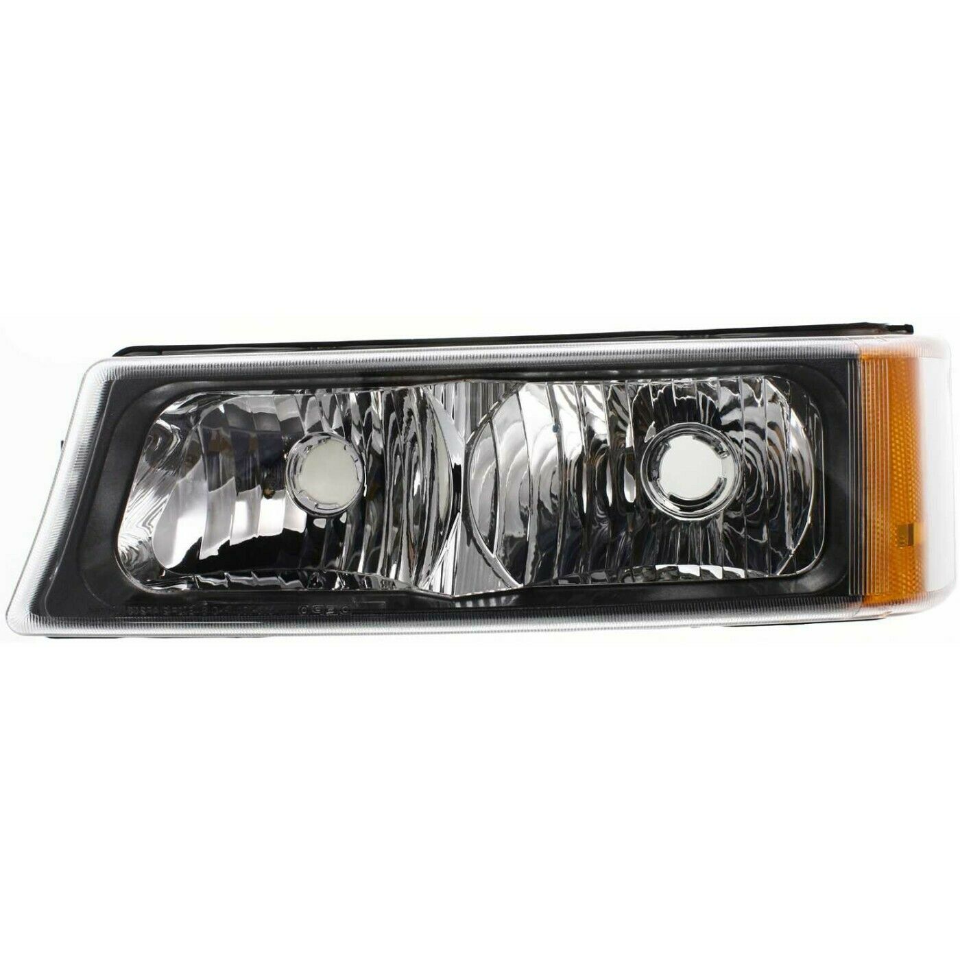 For Avalanche Classic Silverado Black Headlights+Bumper Parking Lights Lamps 4PC