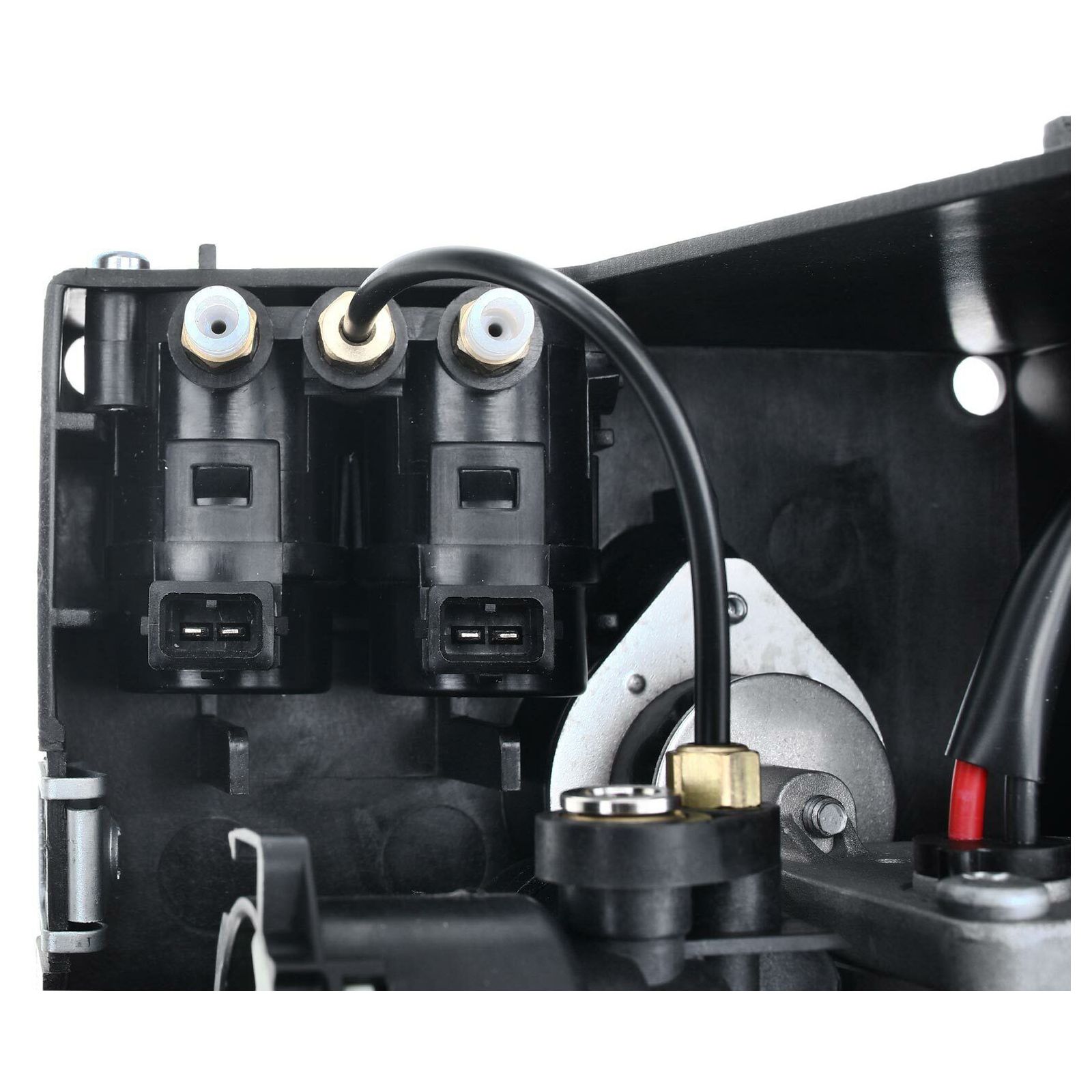 Air Suspension Compressor With Bracket & Solenoid For Land Rover Discovery 98-04