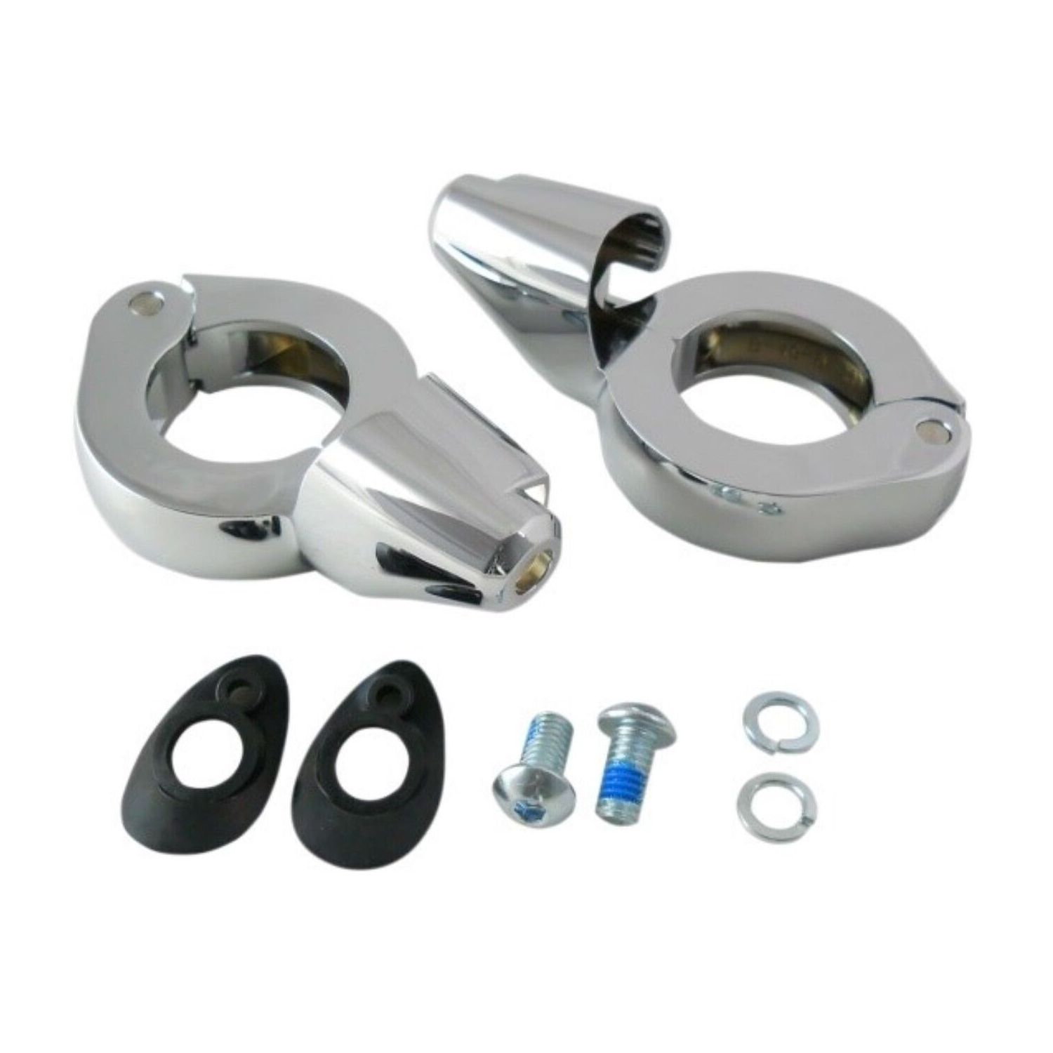 For 1994-2017 Sportster 1200 1267 Chrome 39Mm Front Turn Signal Relocation Kit
