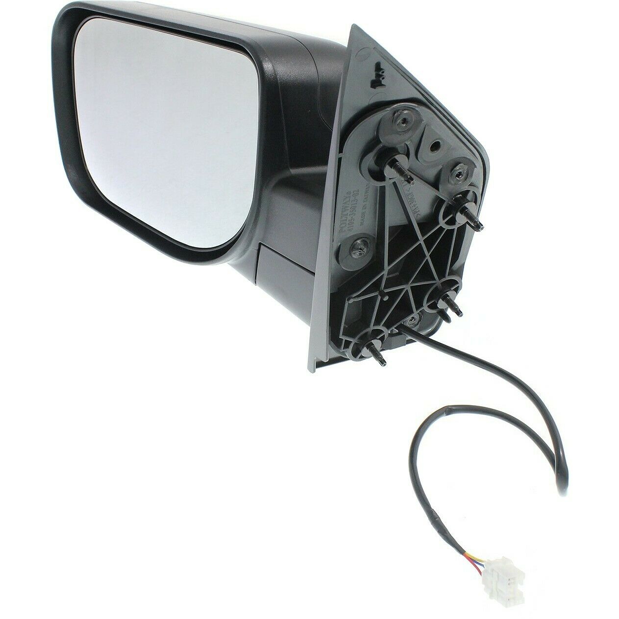 Power Mirror For 2004-2015 Nissan Titan Left Textured Black Manual Folding