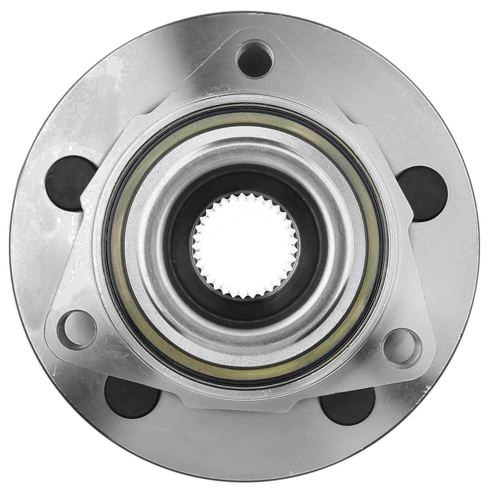 2 Sets Of - Front Wheel Hub & Bearing Assembly For 2005-2010 Dakota 2006-2009 Raider