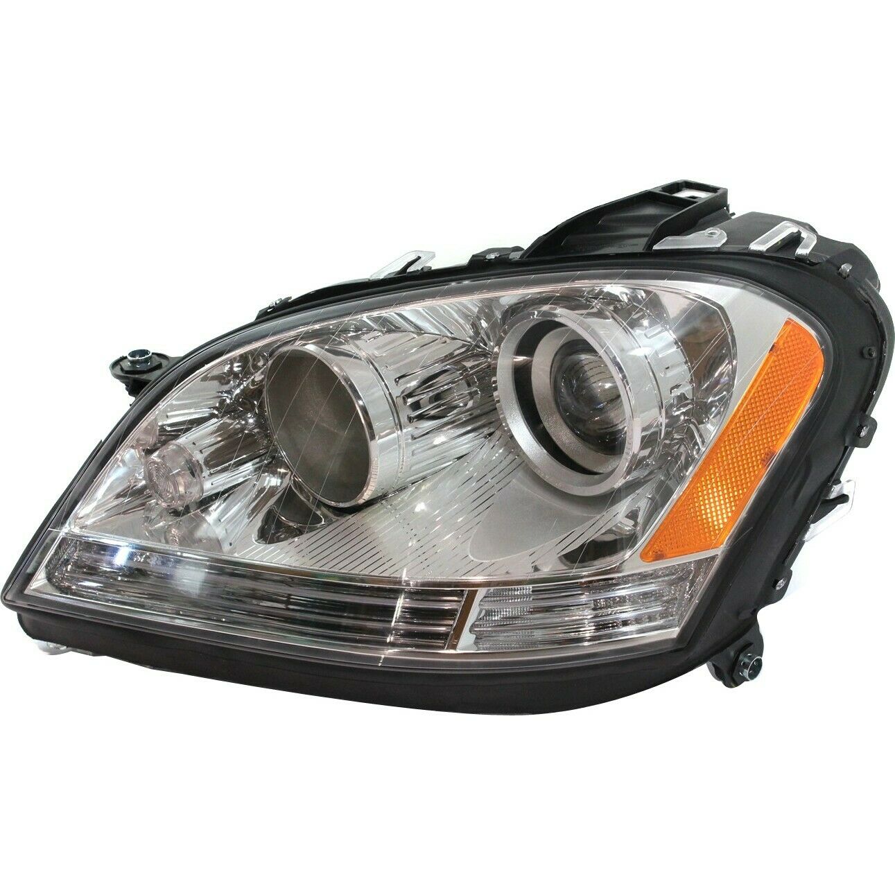 Halogen Headlight Set For 2006-2007 Mercedes Benz ML500 W/ Bulb(s) Pair