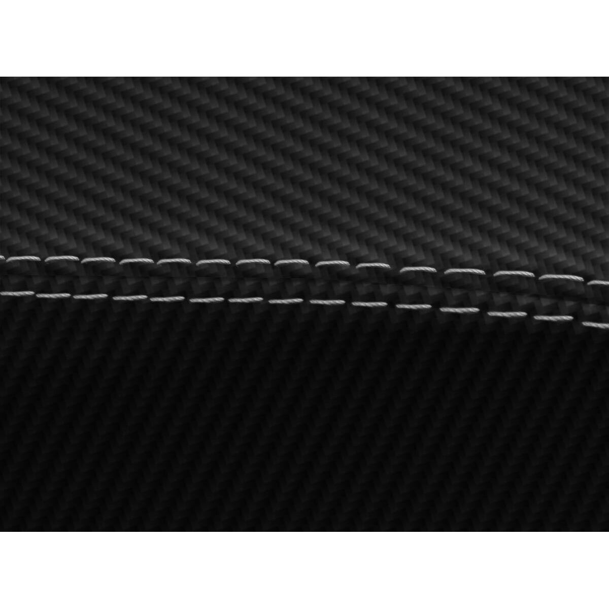Console Lid Armrest Cover Carbon Fiber For 2001-2004 Escape Gray Stitch