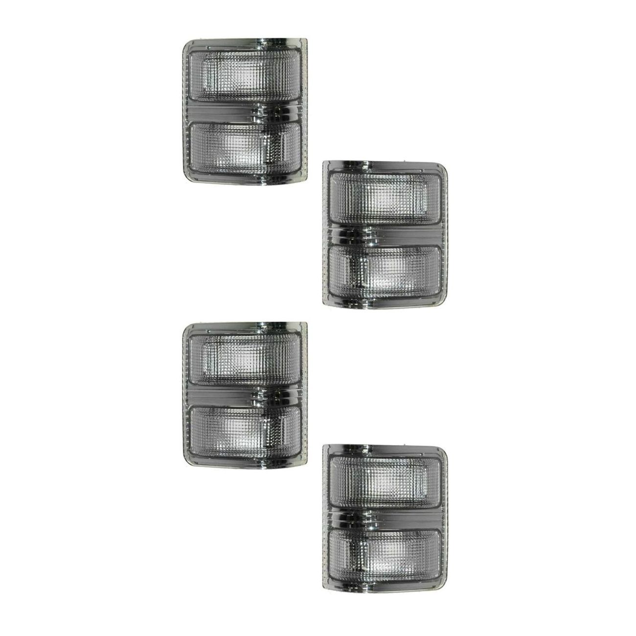 2 Sets Of - Trail Ridge Tow Mirror Turn Signal Light Smoked For Ford Style Mirrors