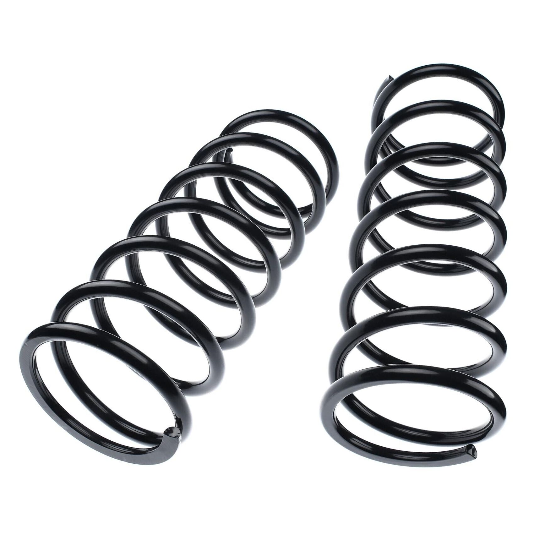 2x Front Driver & Passenger Coil Springs For Land Rover Discovery MK2 1998-2002