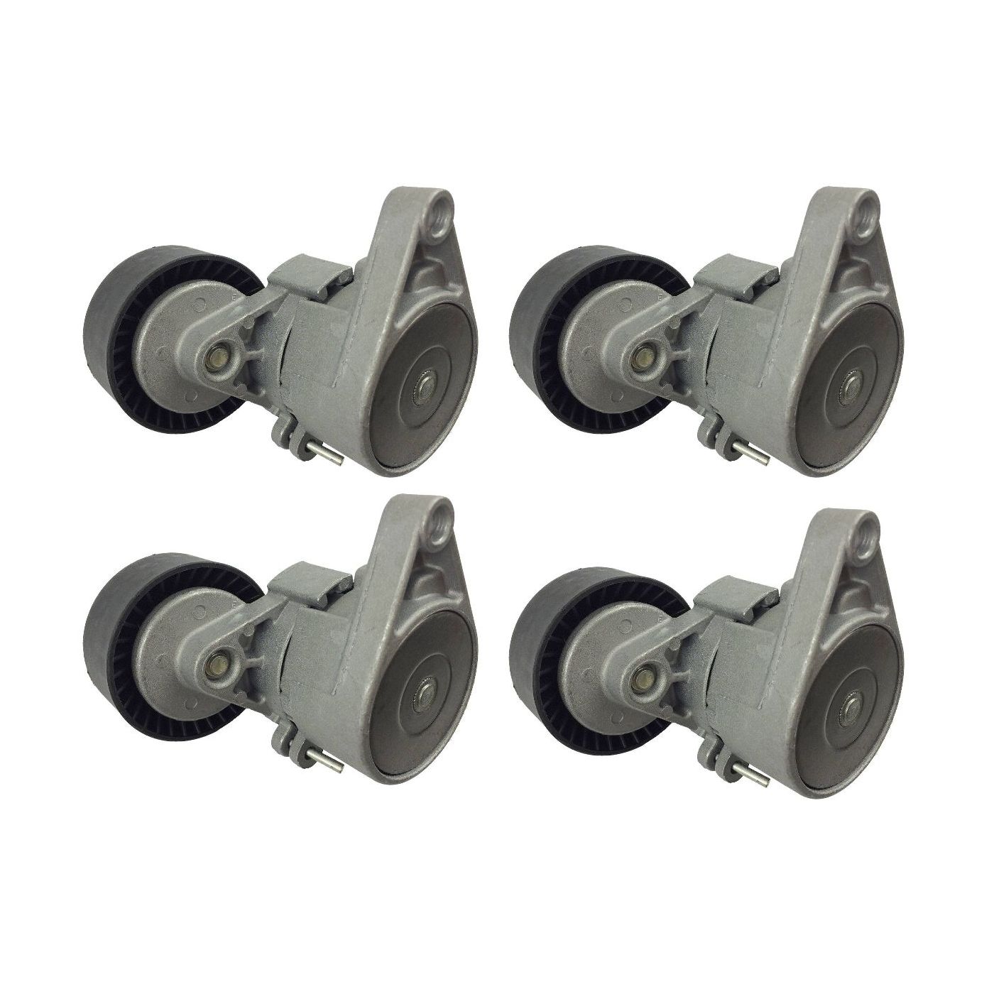 4 Sets Of - A/C Serpentine Belt Tensioner W/ Pulley For 1998-08 BMW E46 E39 E53