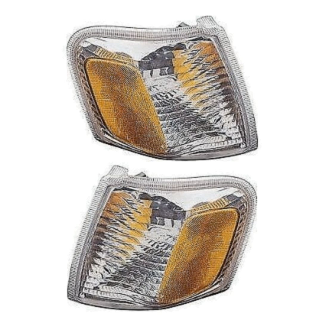Corner Turn Signal Side Marker Parking Light Lamp Pair Set For 2001-2005 Ford