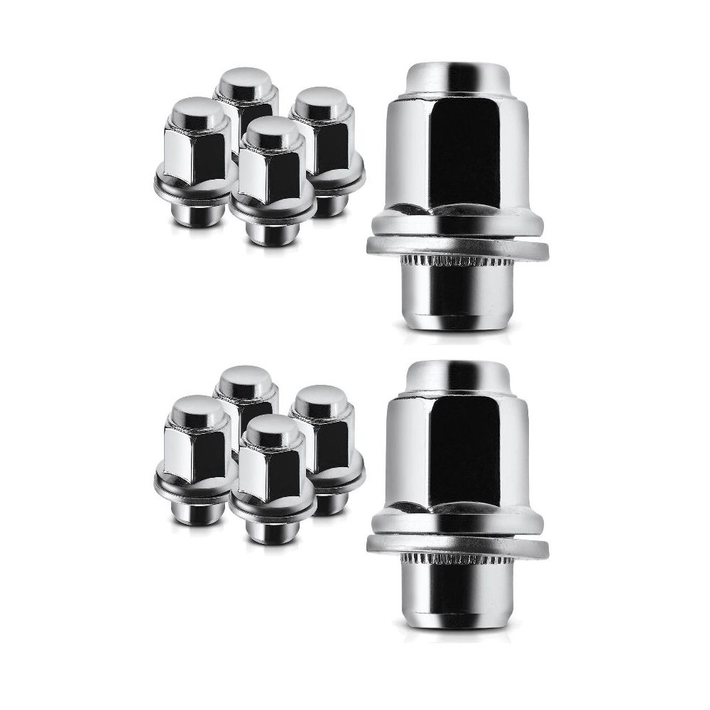 10 PCS - M12-1.50 Front Or Rear Acorn Wheel Lug Nut For Toyota Corolla 1987-2021