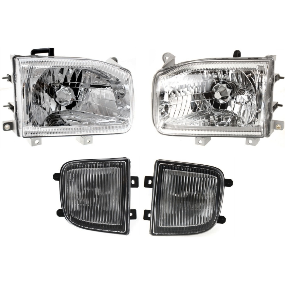 Headlight Kit For 1999-2004 Nissan Pathfinder Sport Utility Left And Right 4pc