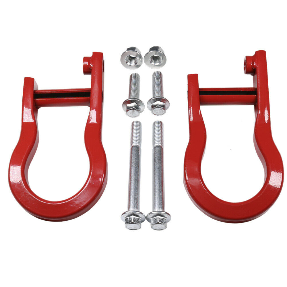 Red Front Tow Hook Kit For LD Limited Sierra Silverado