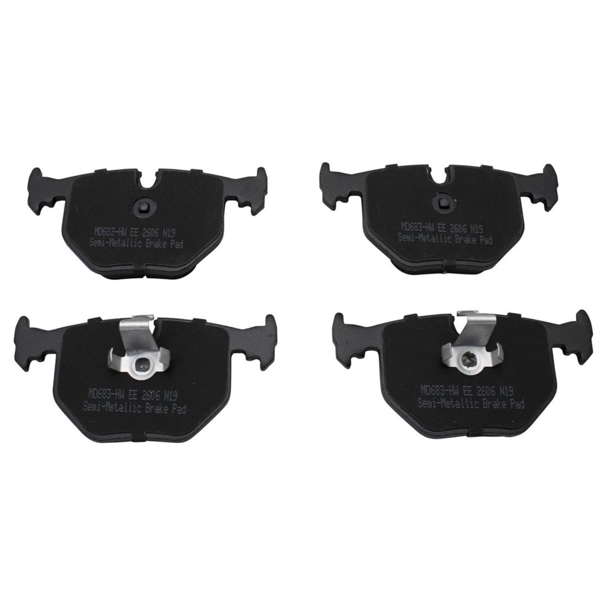 For 03-05 Land Rover Range Rover Sport Utility Brake Pad Semi Metallic Rear