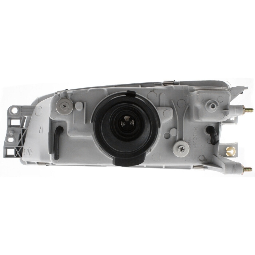Headlight For 1997-2001 Mitsubishi Mirage Right With Bulb Clear Lens Halogen