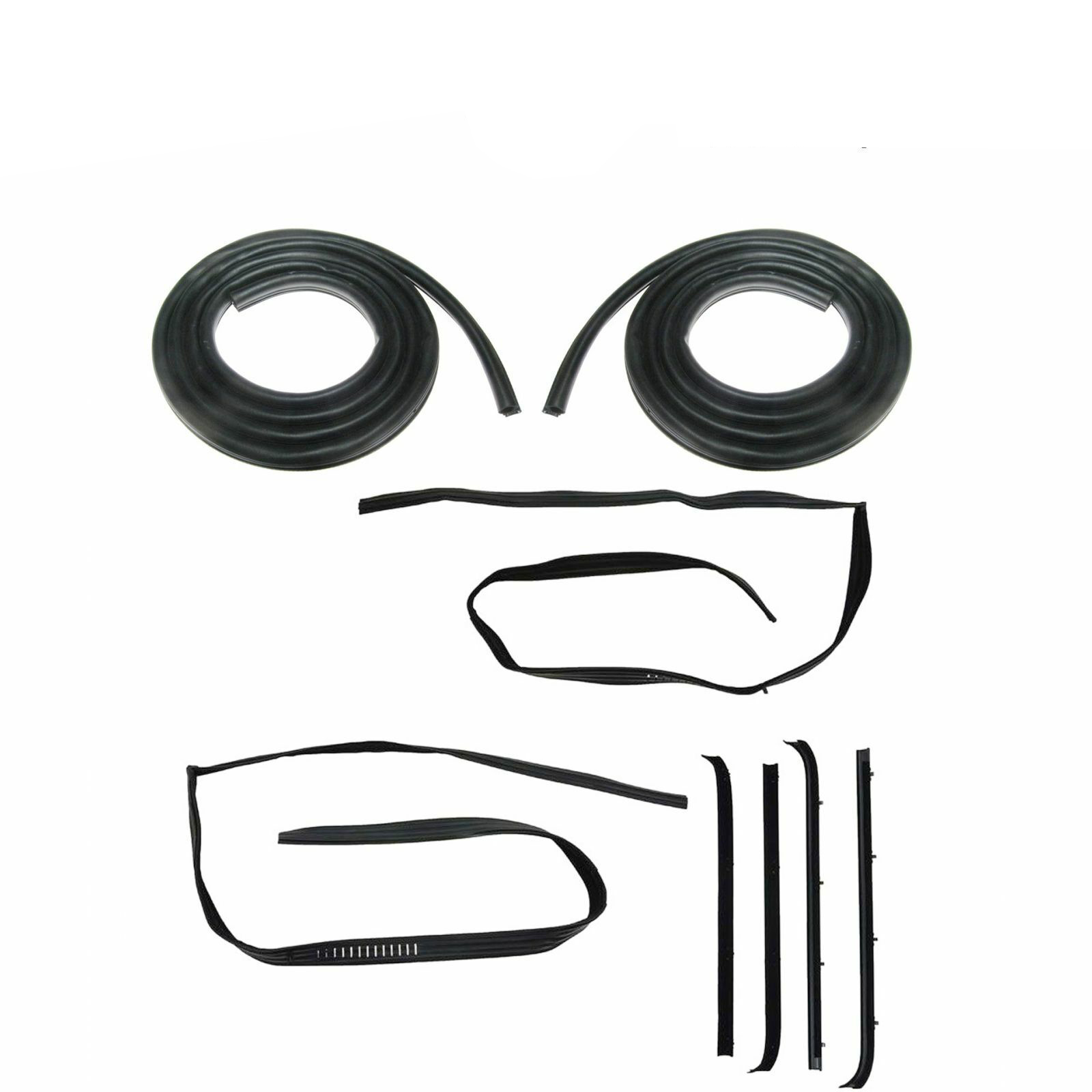 Rear Door Weather Strip Seal 8-pc Kit Set For Chevrolet GMC Truck SUV