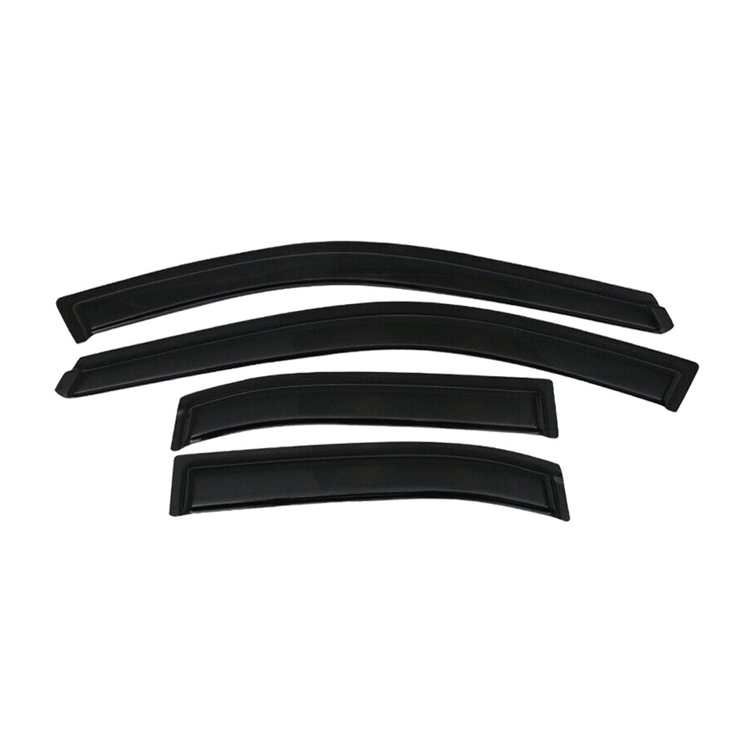 2 Sets Of - Fits 98-01 Nissan Altima Window Visors Acrylic Sun Guard Rain Deflector
