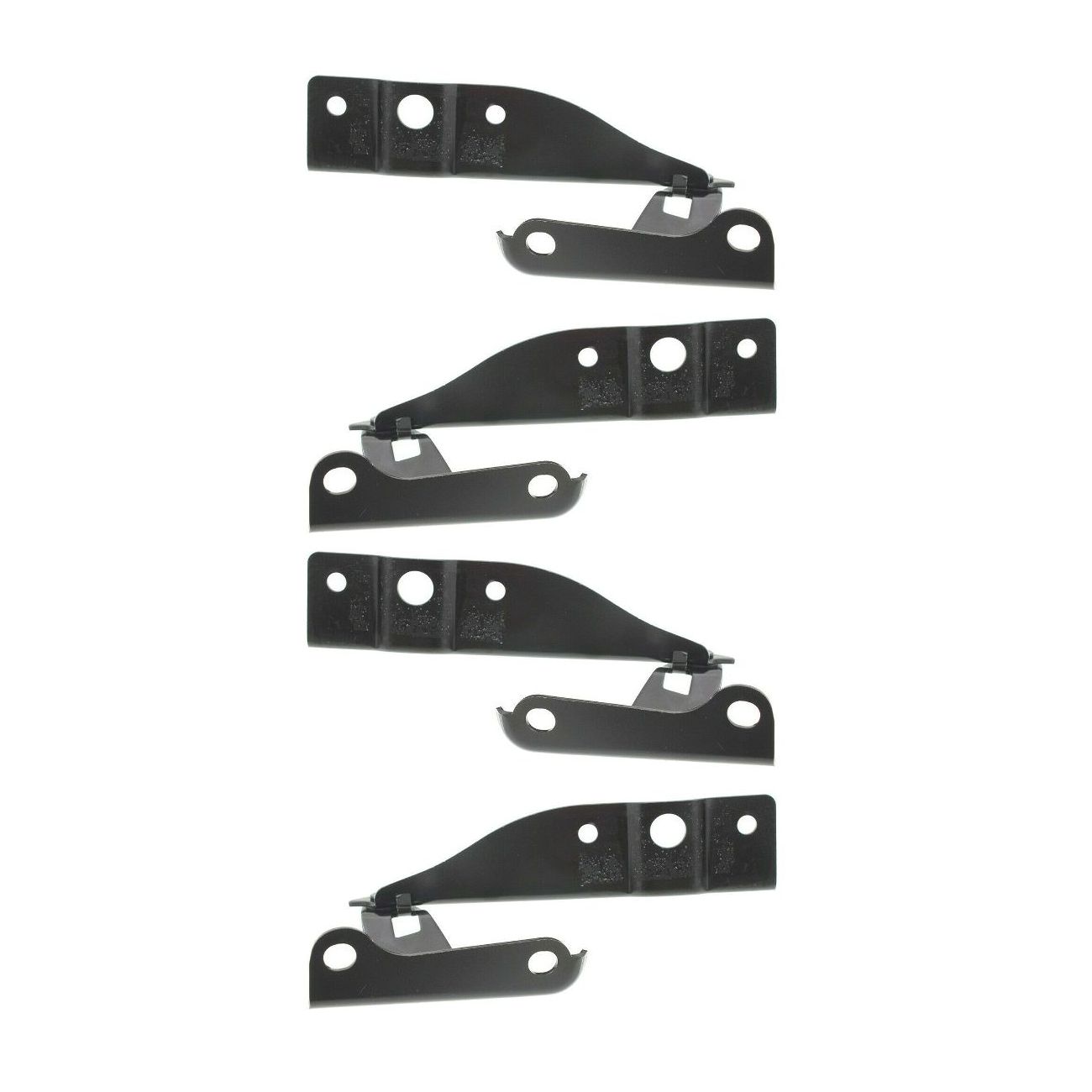 4 PCS - For Pilot Ridgeline Set Hood Hinges Driver & Passenger Side LH RH