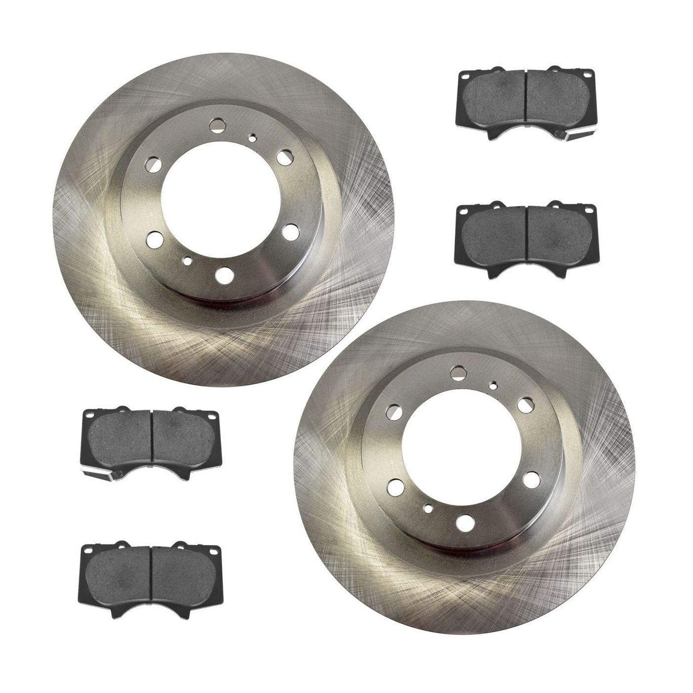 For 10-19 GX460 10-19 4Runner Front Posi Ceramic Disc Brake Pads & Rotor Kit Set