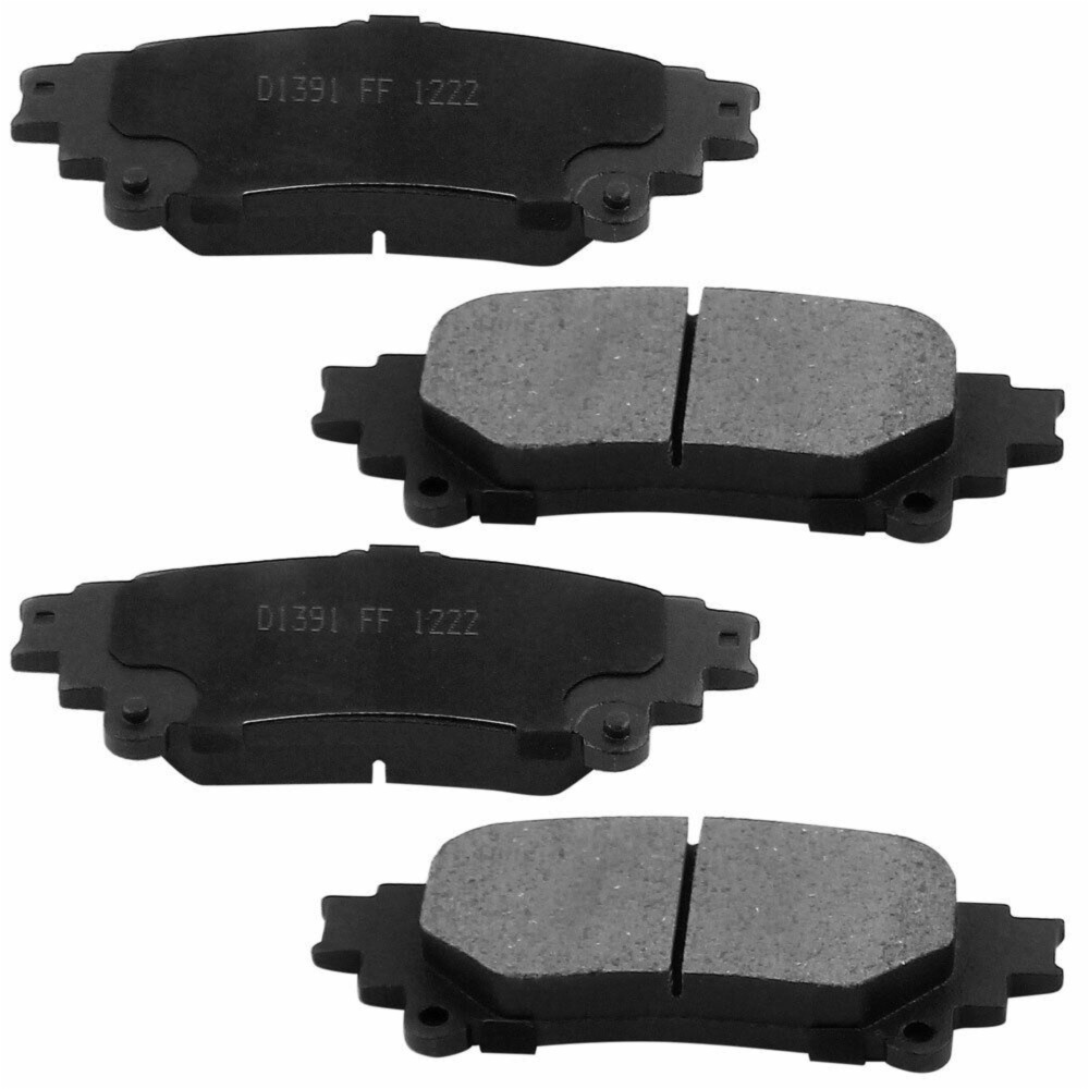 Front & Rear Ceramic Brake Pads For Lexus RX350 RX450h Toyota Highlander Sienna