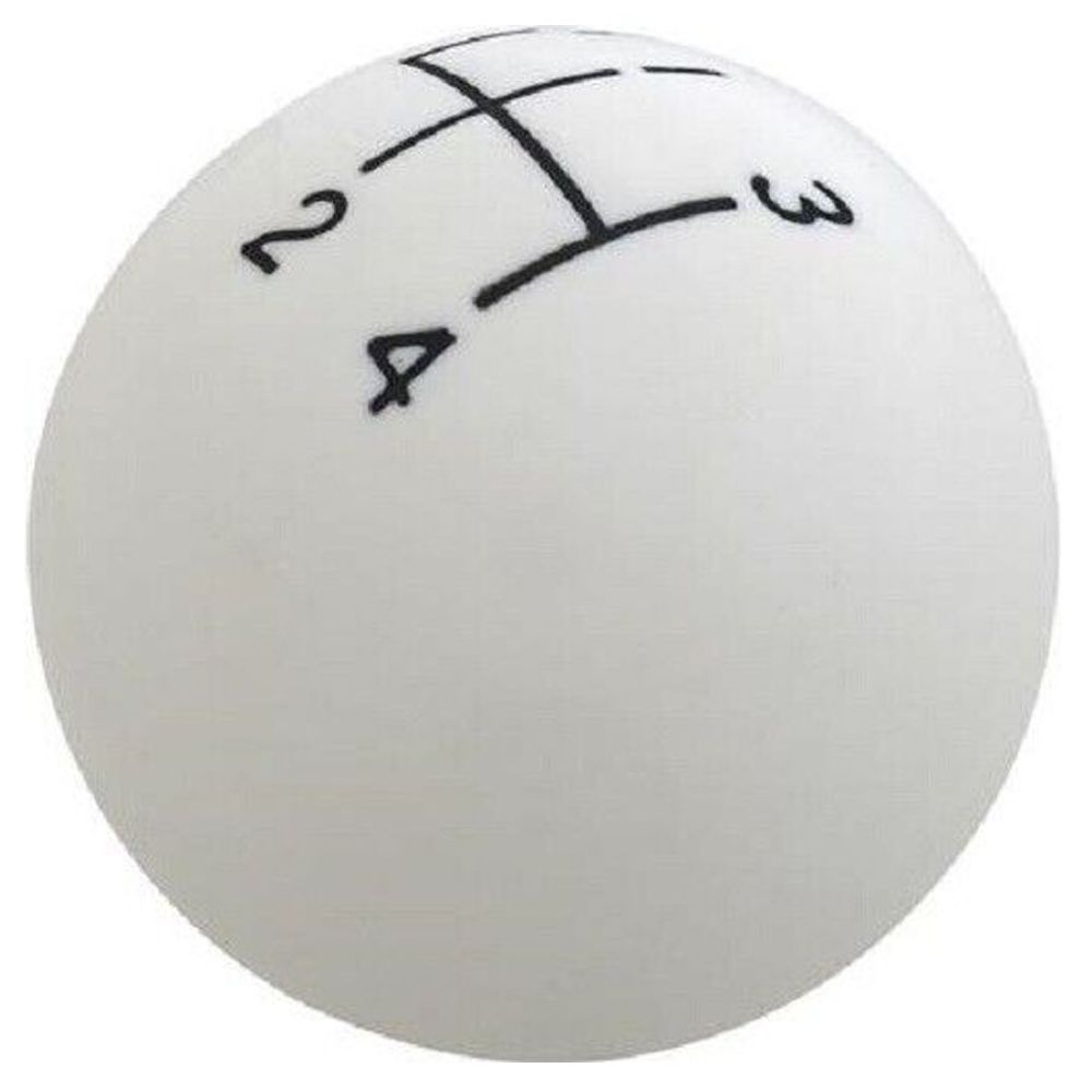 For 70 Tempest GT U/K Muncie 4-Speed Shift Knob W/1-3/4 & 5/16"-18 Thread White