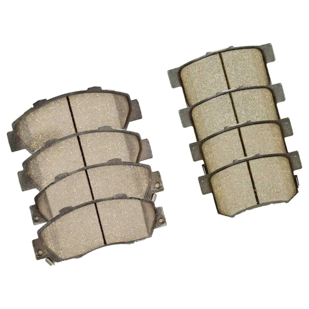 For 1991-1994 1998-2002 Honda Accord 1995-1998 TL Front Rear Ceramic Brake Pads