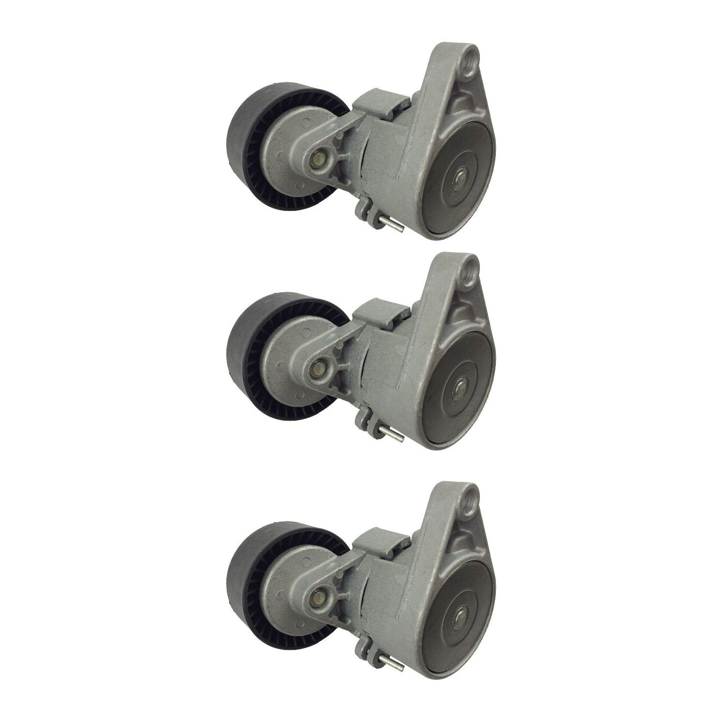 3 Sets Of - A/C Serpentine Belt Tensioner W/ Pulley For 1998-08 BMW E46 E39 E53