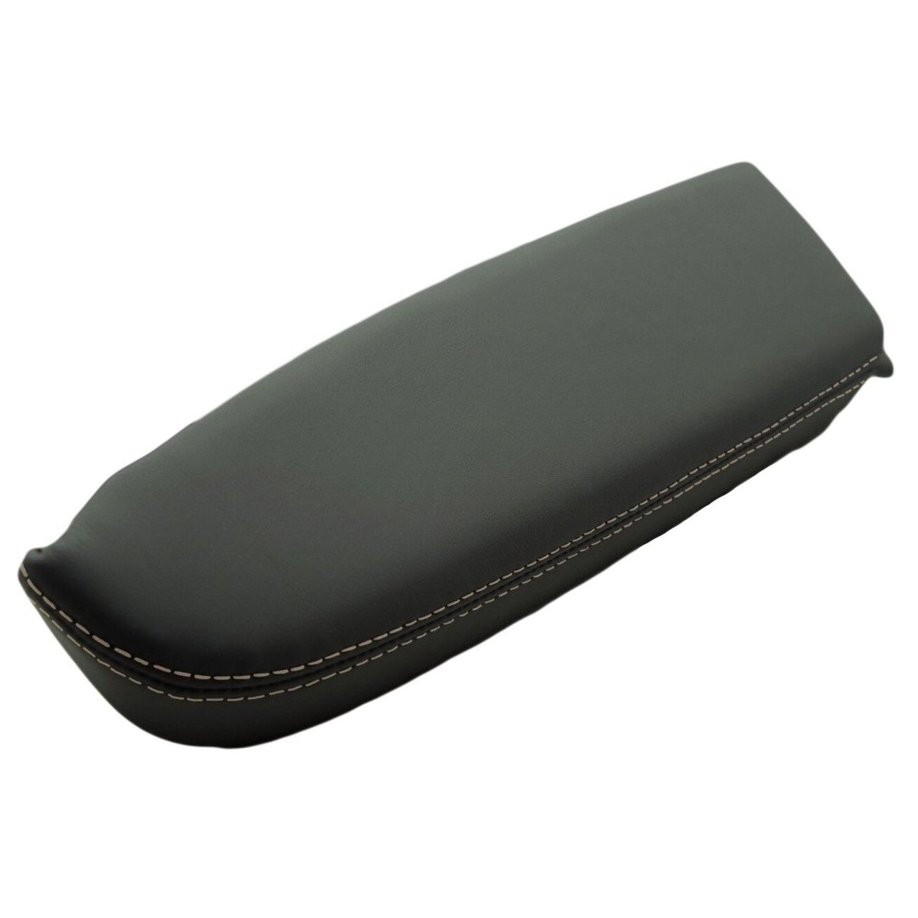 Door Panel Armrest Synthetic Leather Cover For 2007-2012 Acura RDX Beige Stitch