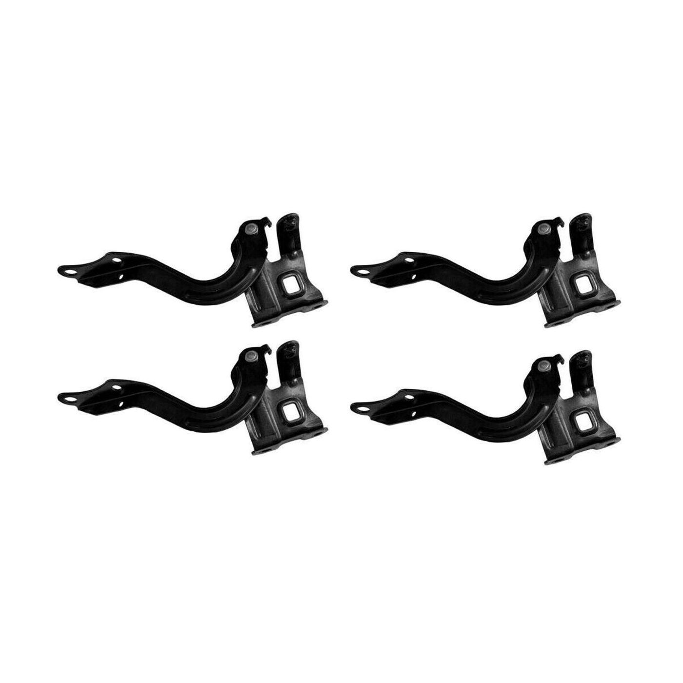 4 Sets Of - Right Passenger Side Hood Hinge Steel Fits 2019 2021 Toyota Corolla