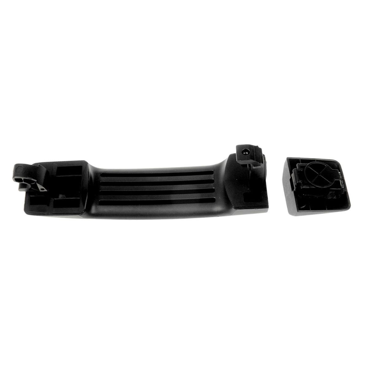 Door Handles Outer Black Textured W/ Trim Rear Pair Set For Nissan Crew Cab