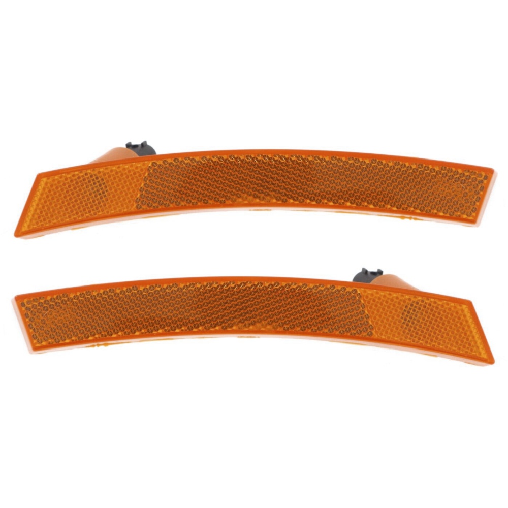 2 Sets Of - Side Marker Set For 02-08 Cooper Base 02-08 Cooper S Front Amber With