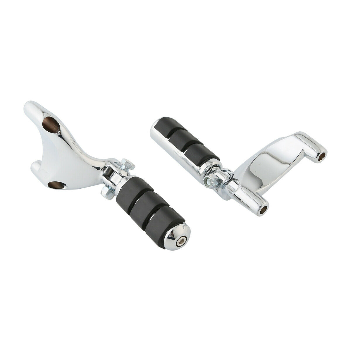 Chrome Rear Passenger Footpeg Pegs Mount For 2004-2013 Harley-Davidson