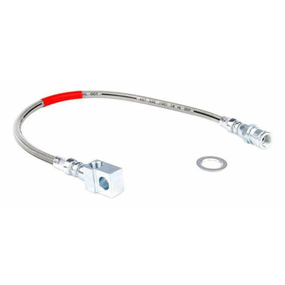 4 Sets Of - For Chevy GMC Rough Country Stainless Steel Rear Brake Line 4-6" Lift