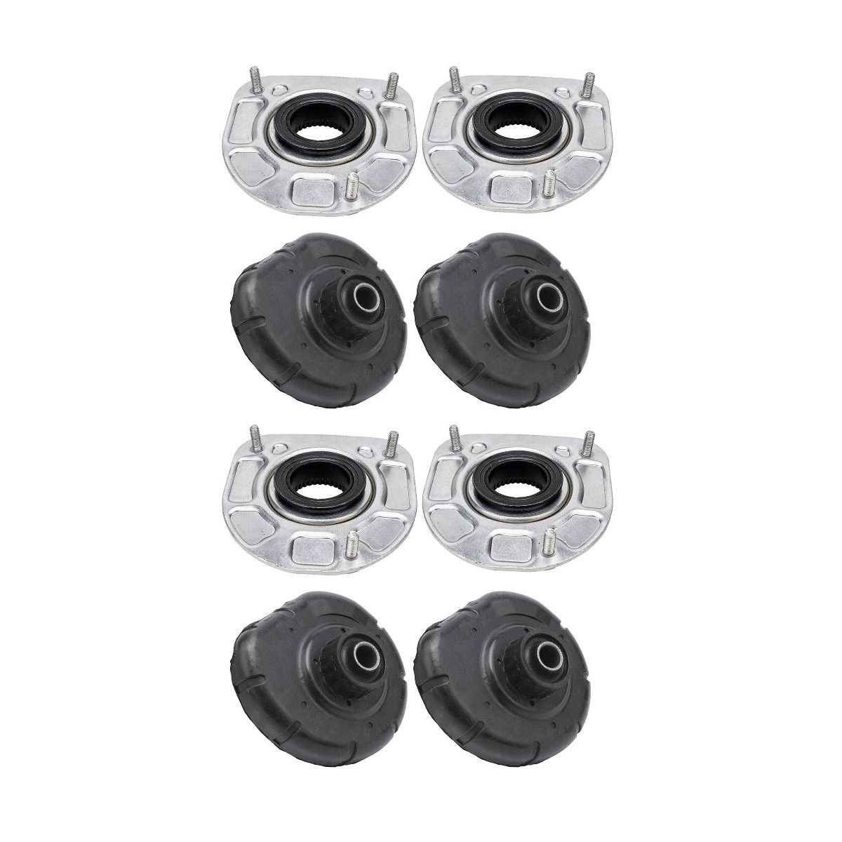 2 Sets Of - Strut Mount & Spring Seat Bushing Front For 1993-2014 Volvo 30683637
