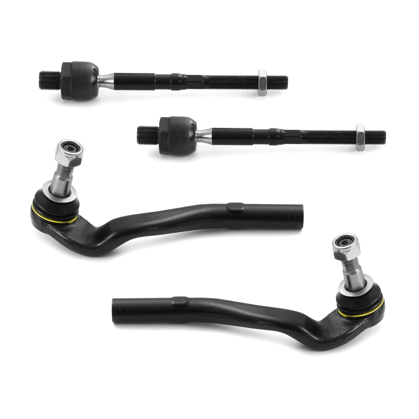 For 2010-2013 E350 2010-2011 E550 4pcS Inner And Outer Tie Rod End Kit EV441