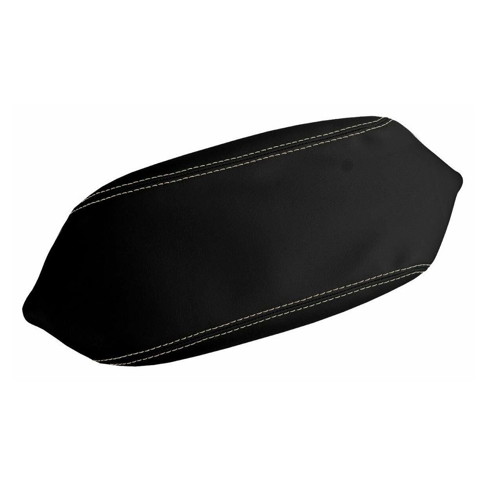 Console Lid Armrest Cover Leather For Dodge 2013-2016 Dart Sedan Beige Stitch