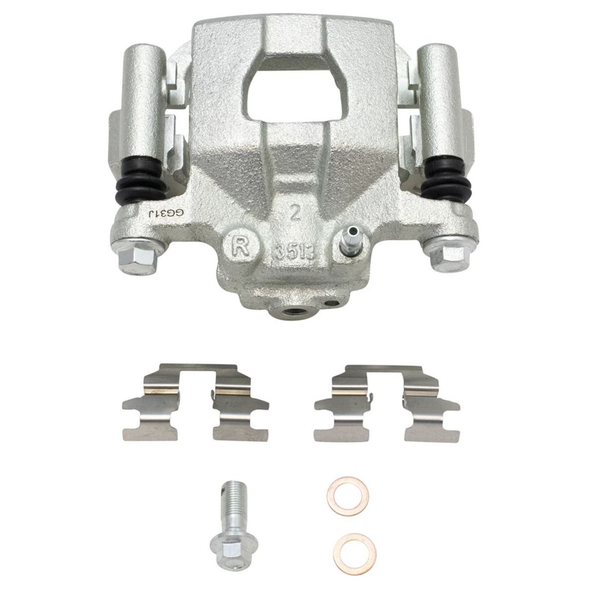 Rear Ceramic Pad For 13-18 Nissan Altima Advance Coated Rotor & Calipers Kit W/