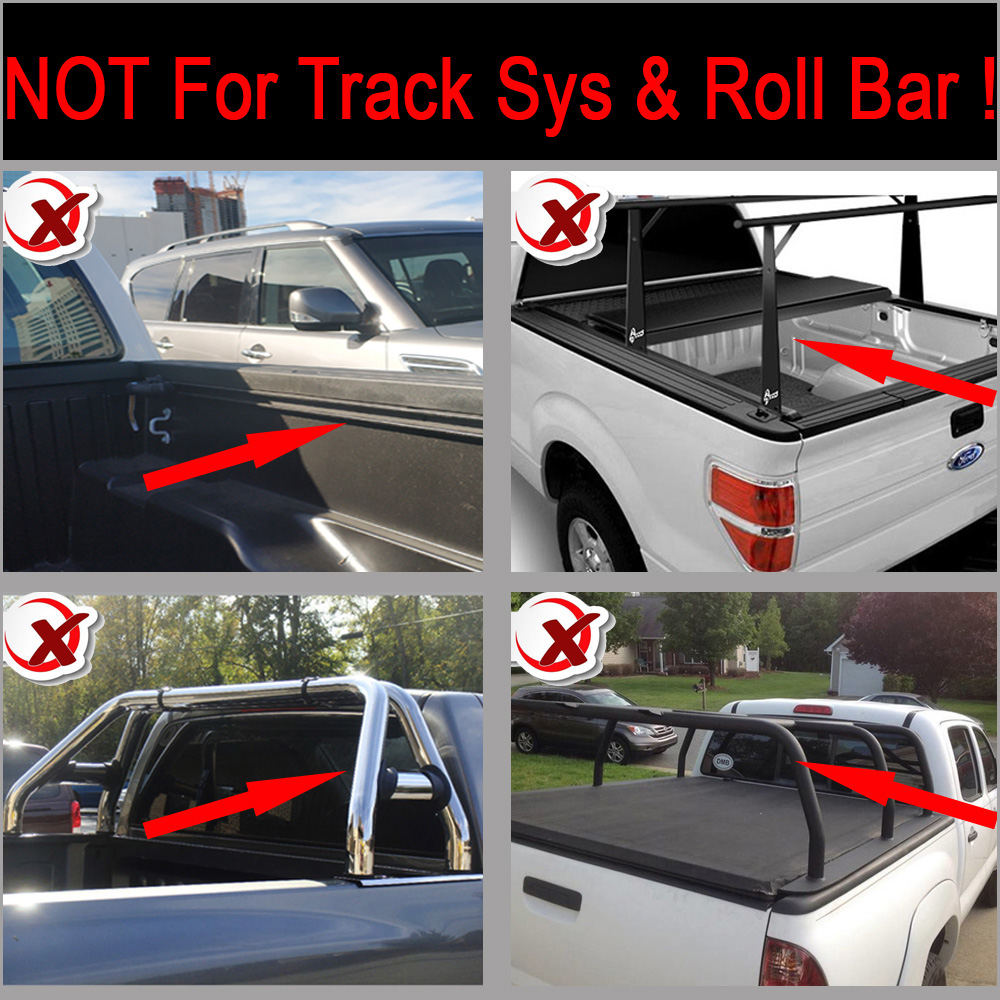 Soft Roll-Up Tonneau Cover Fit Dodge Ram 09-18 19+ Classic 5'7" Fleetside Bed