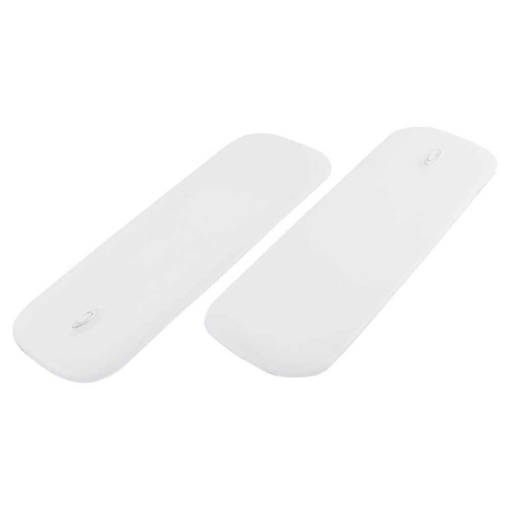 4 PCS - Car Rubber Front Rear Corner Bumper Guard Or Sticker White Pcs