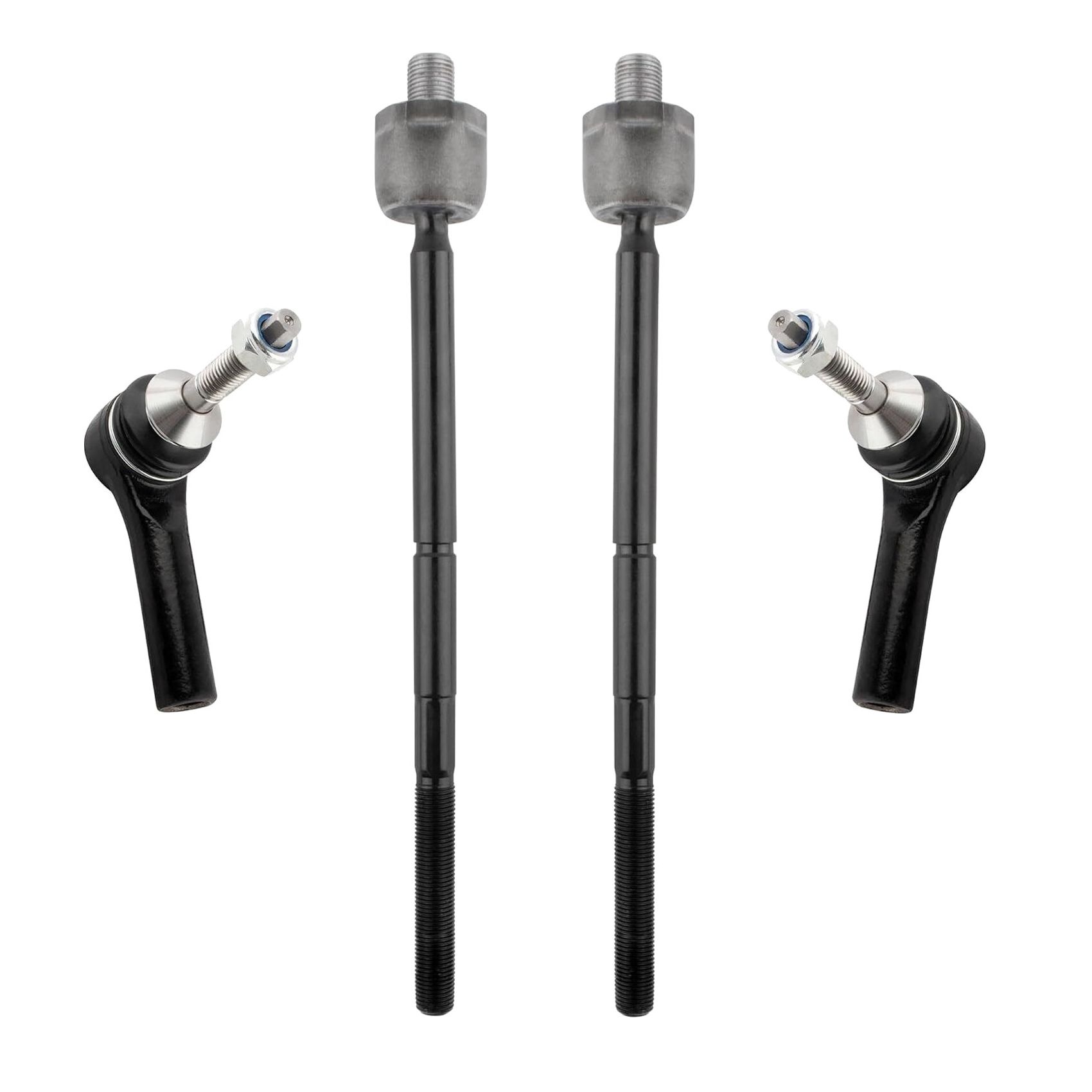 4PCS Front Inner & Outer Tie Rod End For Ford 2005-2007 Five Hundred Sedan Flex