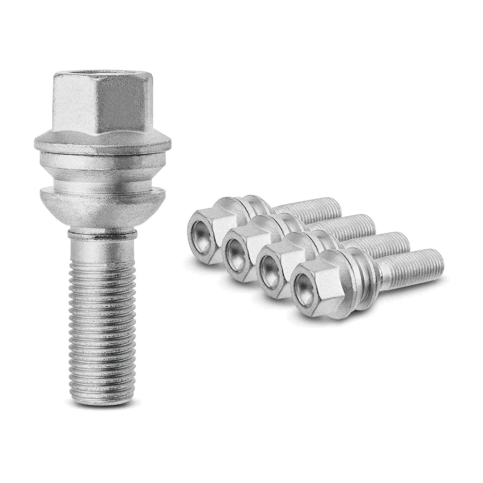 5x M14-1.5 Wheel Lug Bolt For Volkswagen Touareg 04-14 Audi Q7 Porsche Cayenne