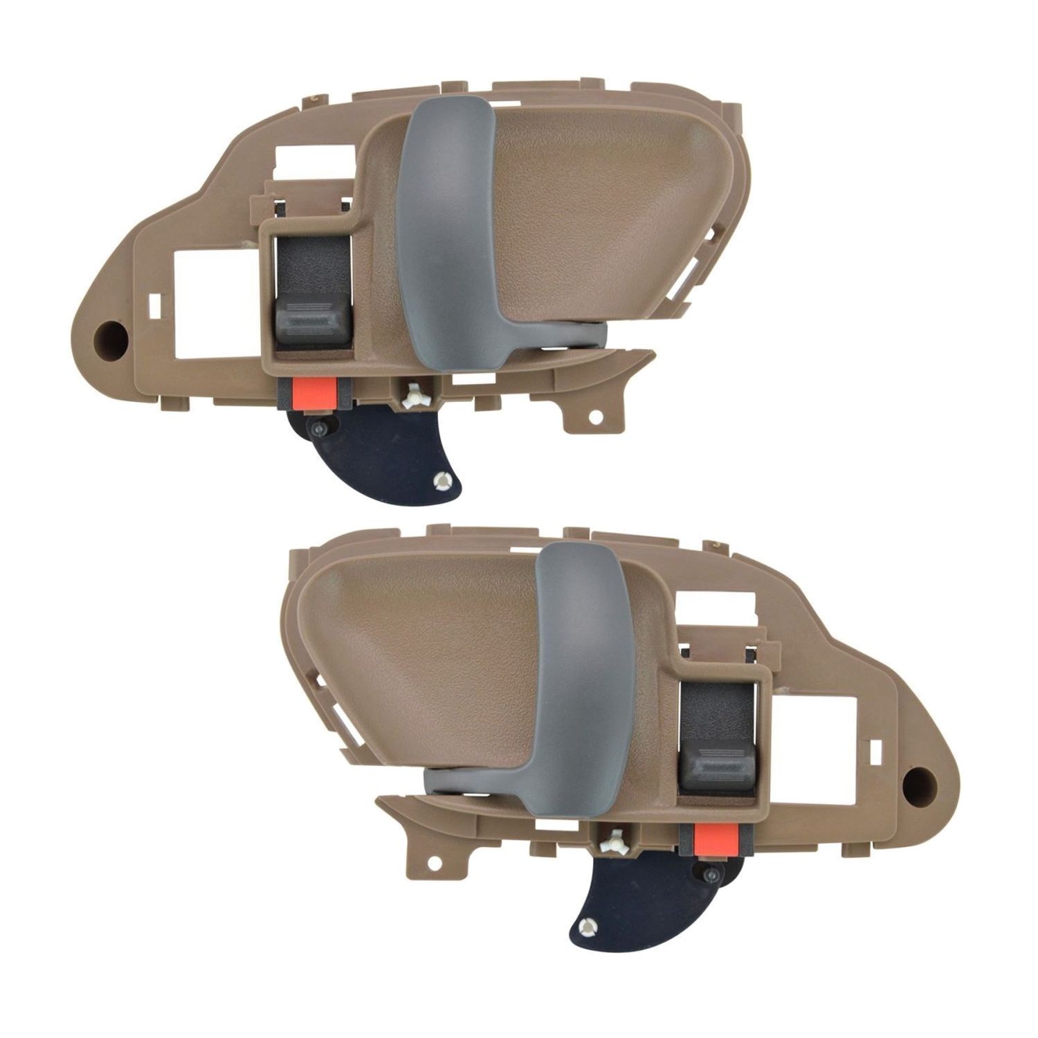 Door Handles Inside Interior Tan Left/Right Pair Set For GMC
