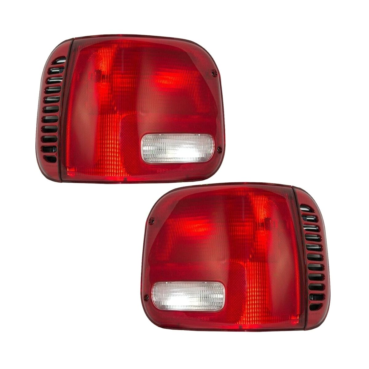 For 1997-2003 Dodge Ram 2500 Van Driver & Passenger Side Tail Light Set