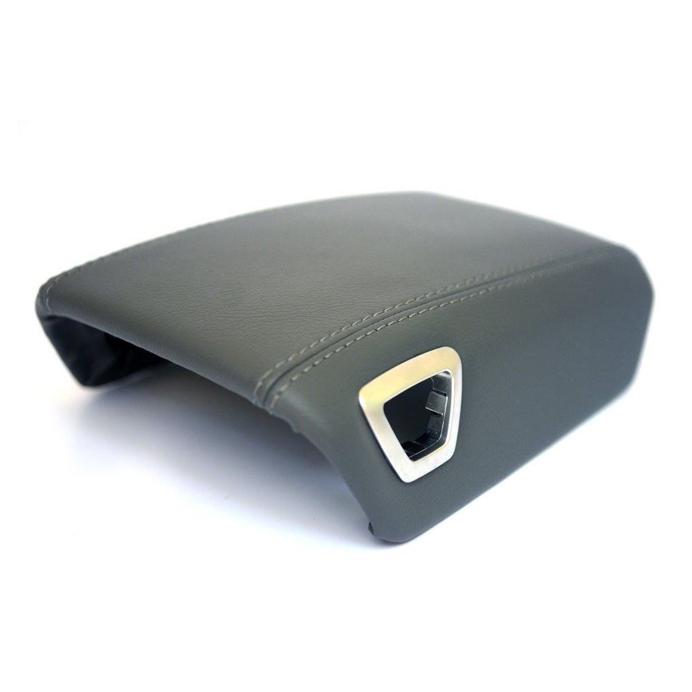 Console Armrest Cover Leather Synthetic For Volvo V70/S60/V70XC/X​C70 05-07 Gray