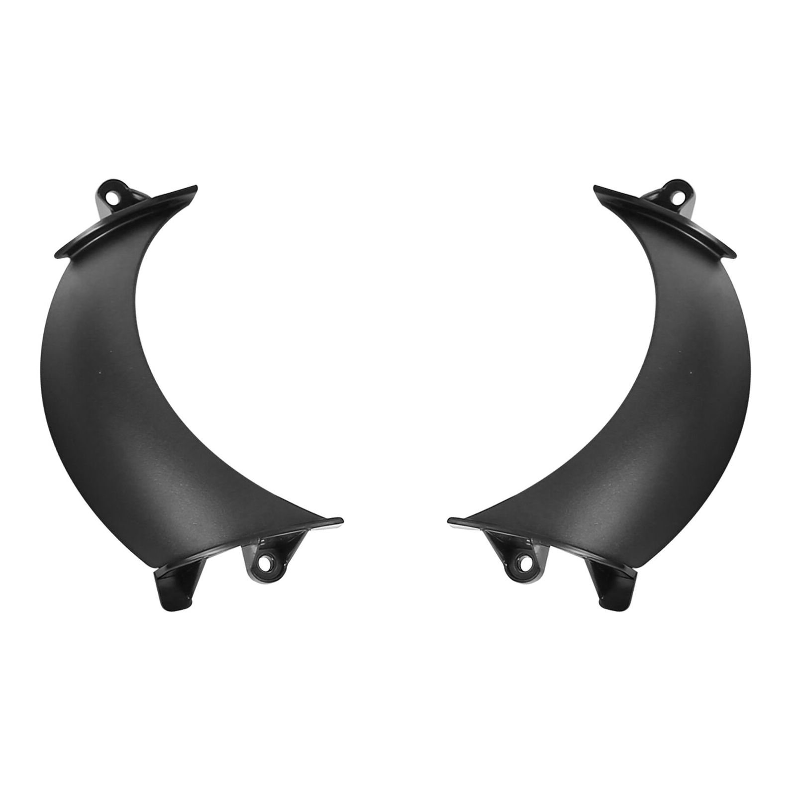 Black Front Headlight Fairing Vents For 14-23 Harley-Davidson Road Glide Fltrx
