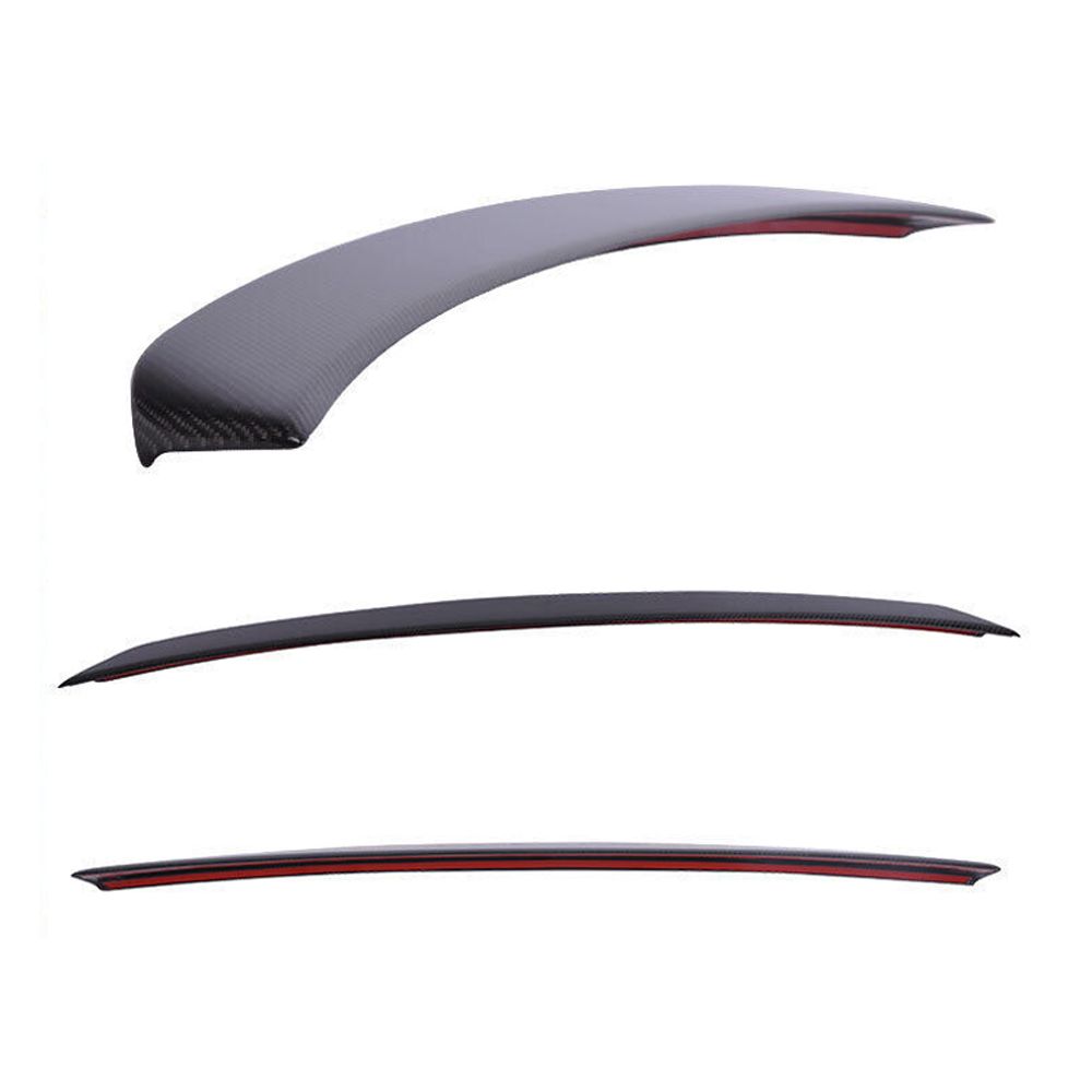 For 02-05 Audi A4 B6 Sedan 4-Door ABT Style Real Carbon Fiber Rear Trunk Spoiler
