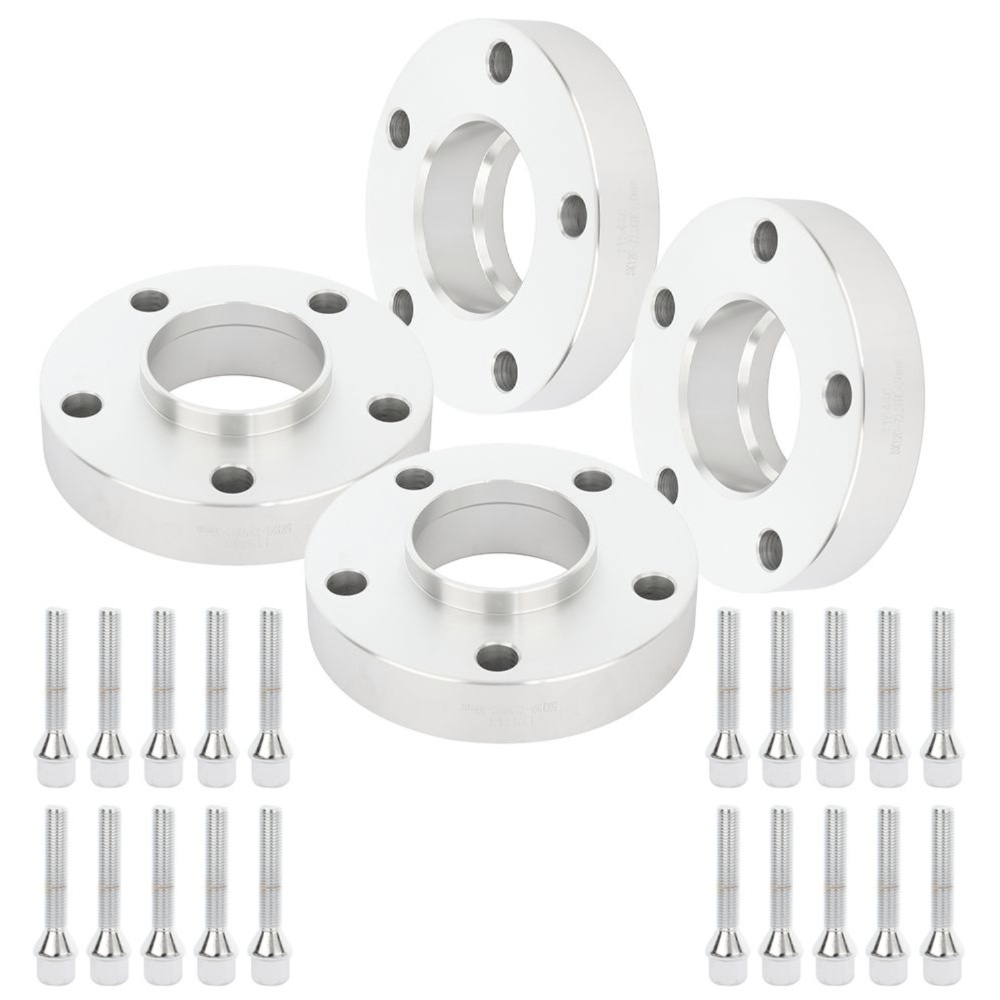 4X 30mm Hubcentric Wheel Spacers Fits 5x120 W/ Bolts E36 E46 E60 E61 E62 E90 E91