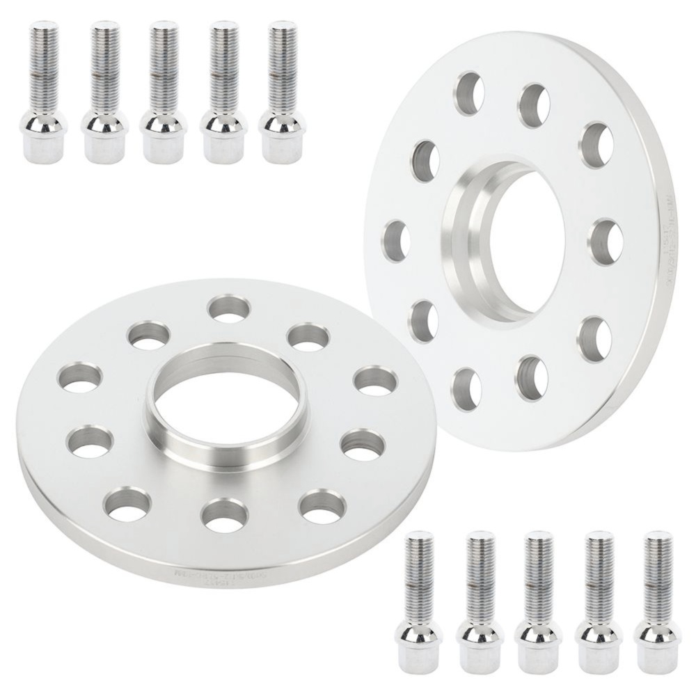 2X 10mm 5x100&5x112 Wheel Spacers 14x1.5 For Audi A3 A4 Volkswagen Beetle Jetta