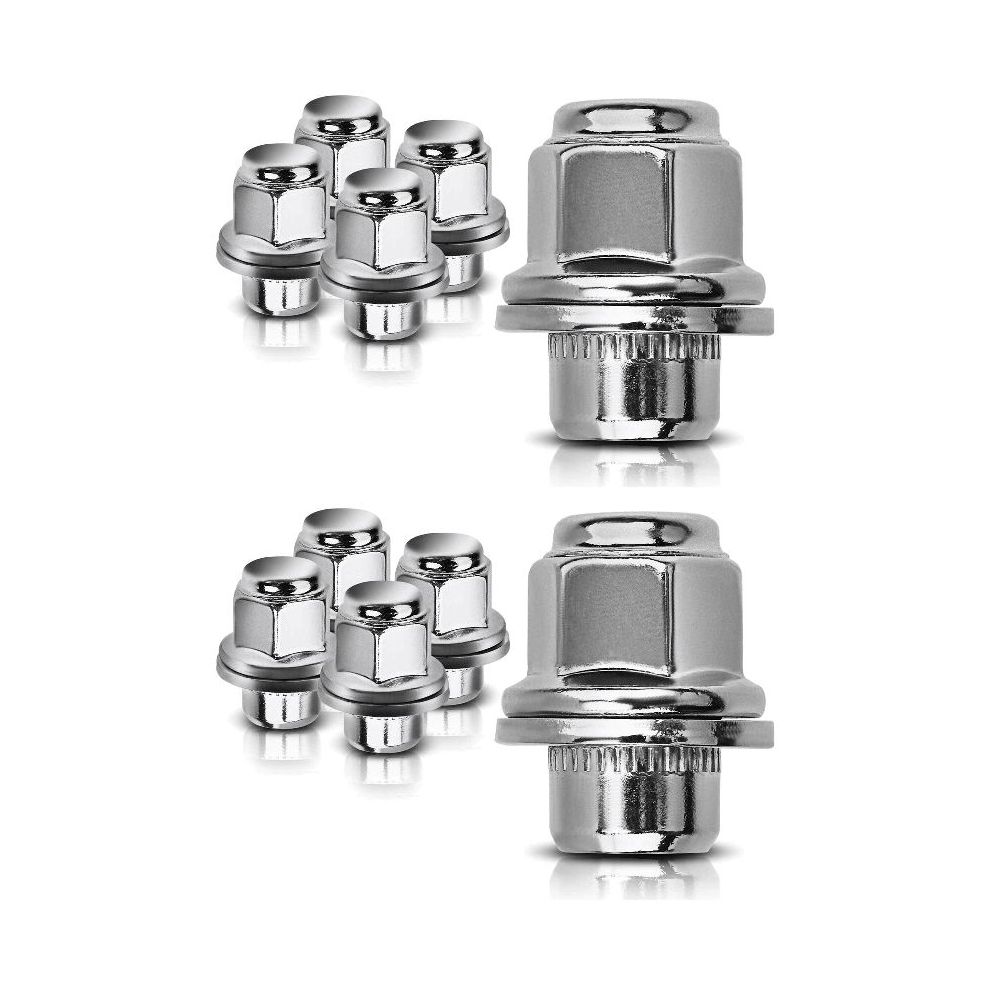 2 Sets Of - M12-1.5 Wheel Lug Nut For Toyota RAV4 Camry Lexus ES250 RX350 Pontiac