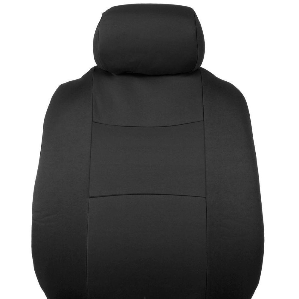 Car Seat Covers For 13-15 Fusion Energi SE 2 Tone Color Black W/Split Bench